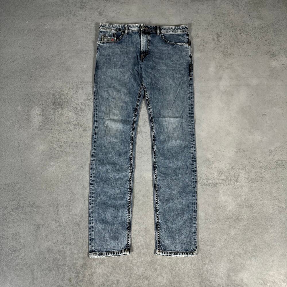 Diesel Thommer Slim Skinny Jeans Medium Wash - Size: 34x34